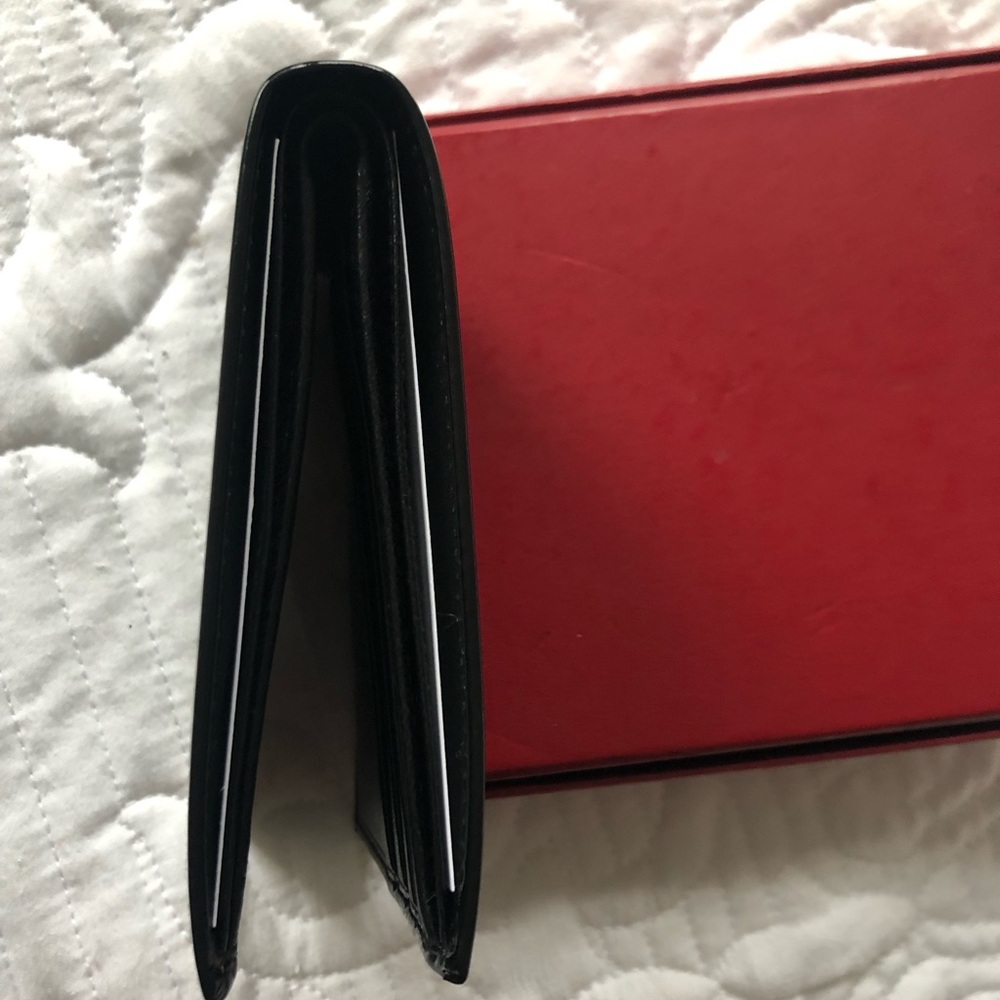 Authentic Salvatore Ferragamo Black Leather wallet - Picture 9 of 11